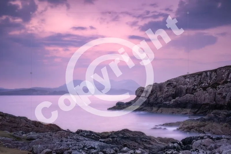 Original image with watermark overlay